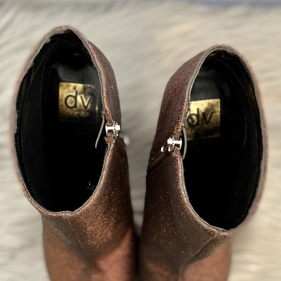 DV by Dolce Vita Red/Brown/Bronze Platform Boots - Picture 4 of 8